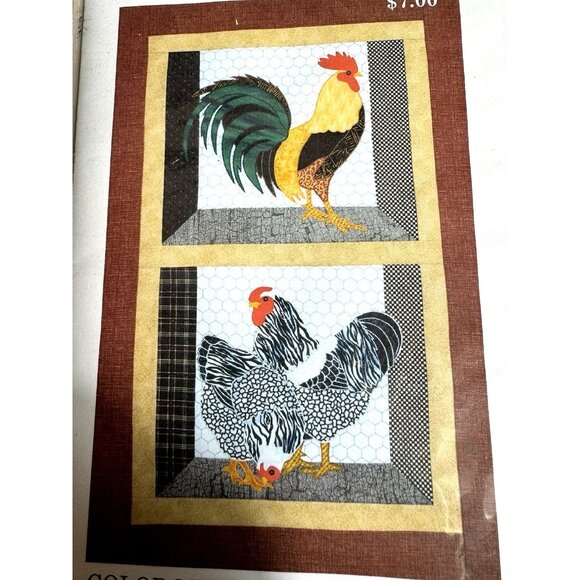 Quilt Pattern County Fair Chickens Color Me Patterns 322 by Shirley Stevenson - Picture 1 of 3